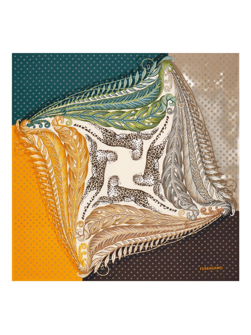Ferragamo - Ferragamo Scarfs Green - Scarves Hats &amp; Gloves