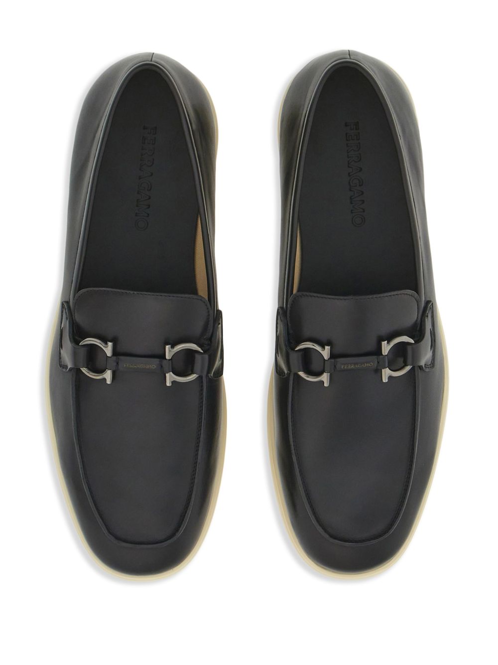 Ferragamo - Ferragamo Informal moccasin with Gancini ornament - Men’s Shoes