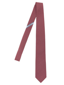 FERRAGAMO - FERRAGAMO - ’Gancini’ print tie - Men’s Accessories
