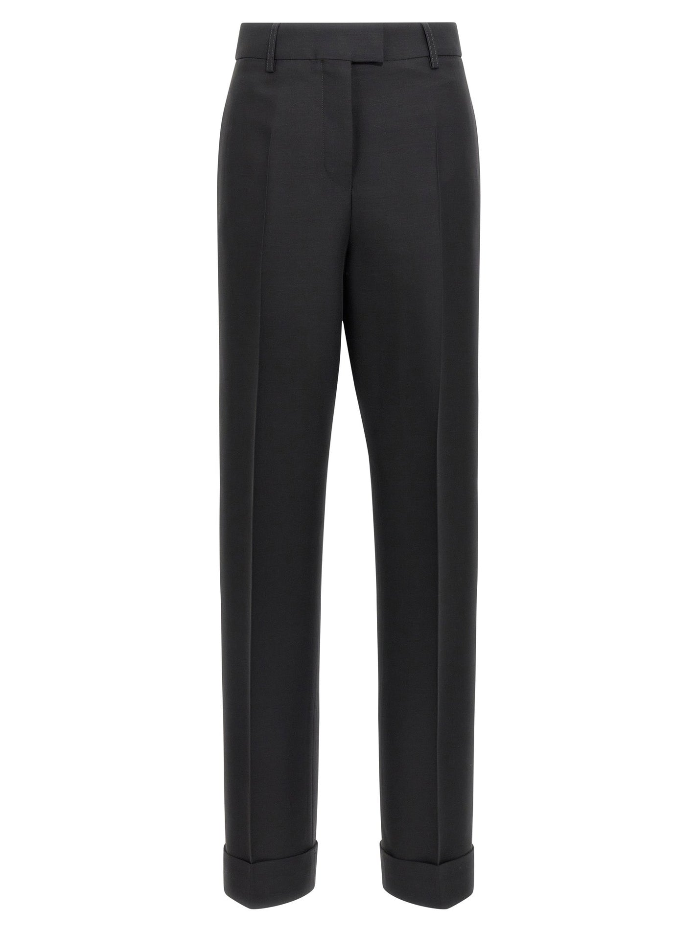 FERRAGAMO - FERRAGAMO - Stretched pleated trousers - Women’s Pants
