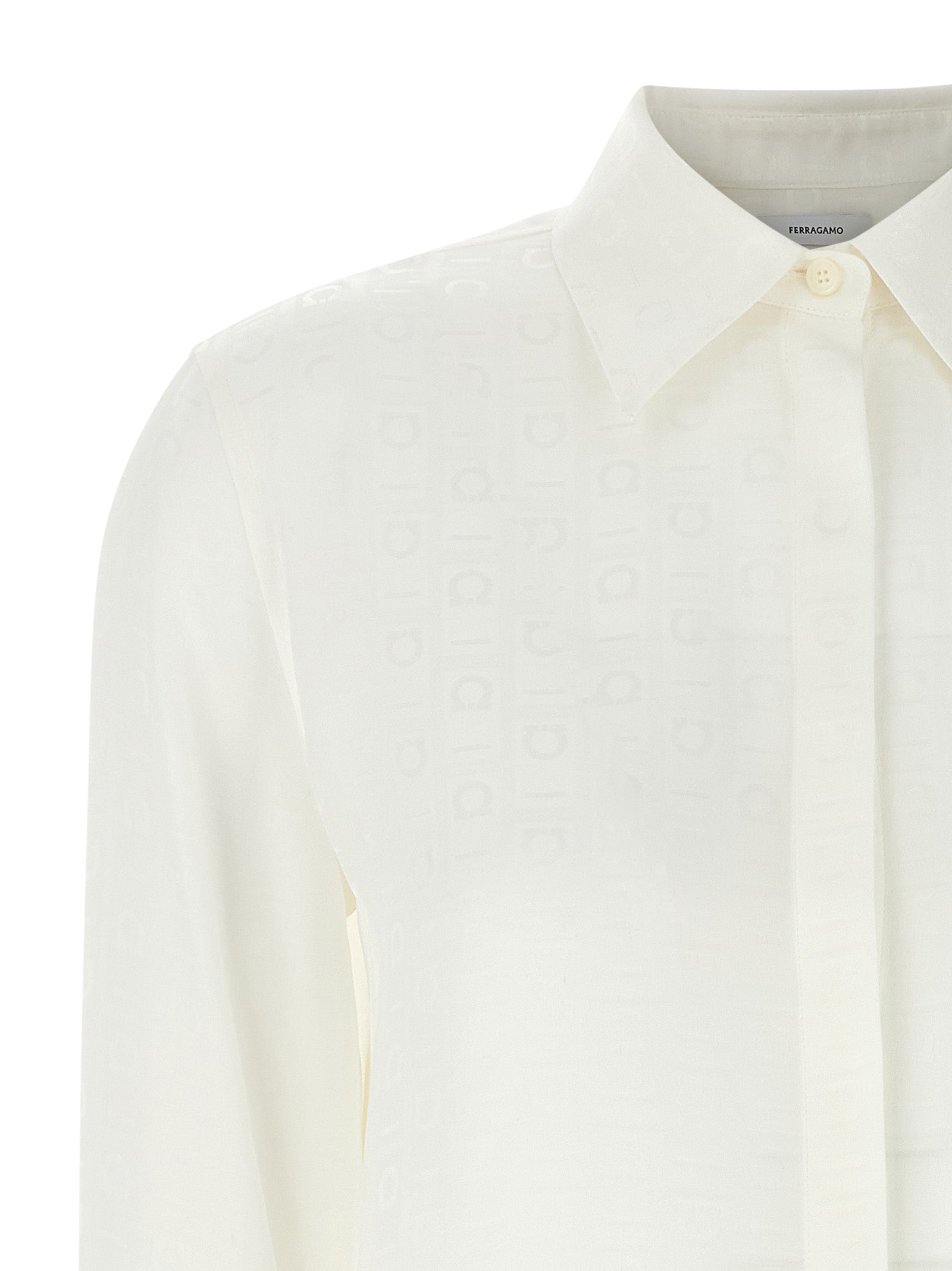 FERRAGAMO - FERRAGAMO - Monogram shirt - Women’s Tops