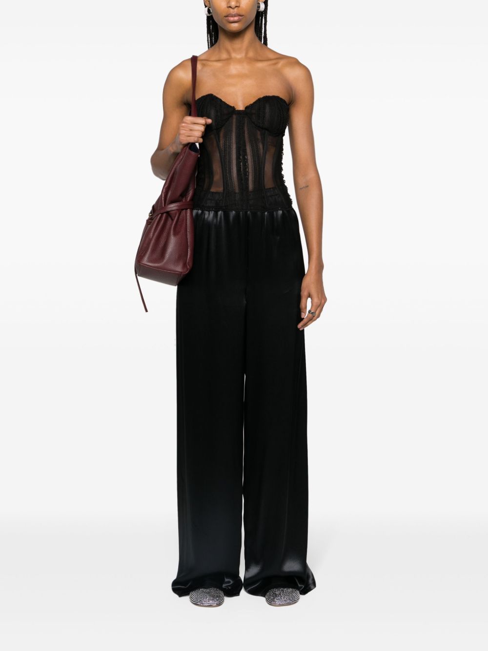 Ferragamo - Ferragamo Trousers Black - Trousers