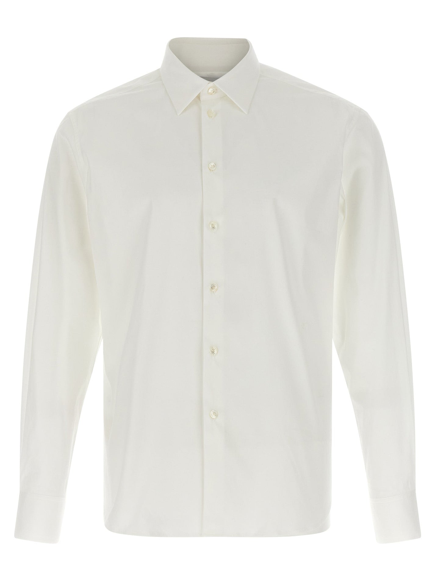 FERRAGAMO - FERRAGAMO - Poplin shirt - Men’s Tops