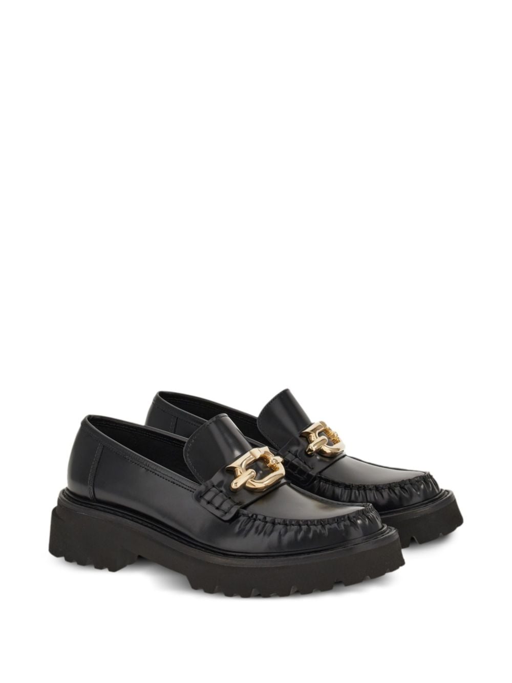 Ferragamo - Ferragamo Gancini-buckle Leather Loafers - Boots