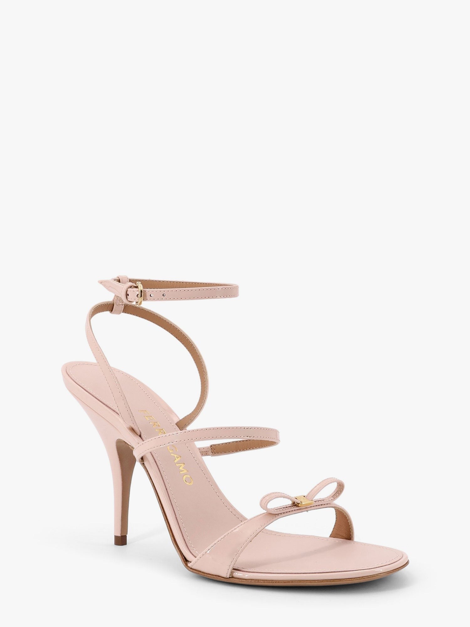 Ferragamo - Ferragamo Ariel 95 Patent Leather Sandals - Women’s Shoes