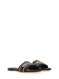 Ferragamo - Ferragamo Slide Sandal With Logo - Women’s Shoes