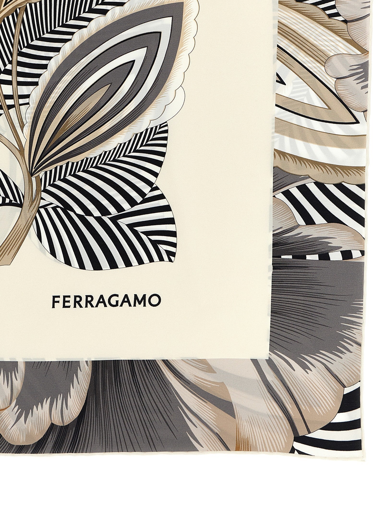 FERRAGAMO - FERRAGAMO - ’Brezza’ print scarf - Women’s Accessories