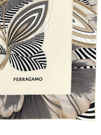 FERRAGAMO - FERRAGAMO - ’Brezza’ print scarf - Women’s Accessories