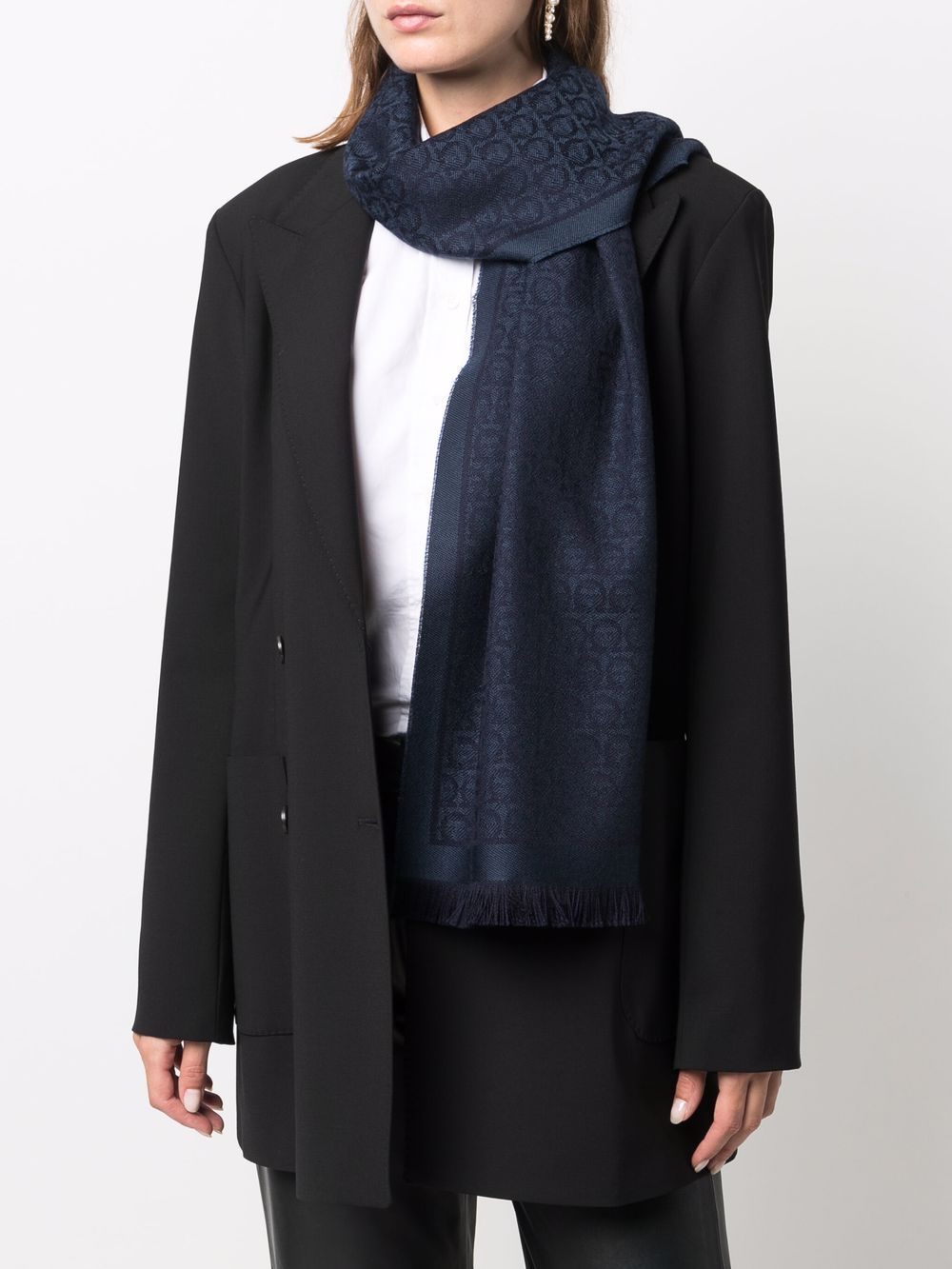 Ferragamo - Ferragamo Scarfs Blue - Scarves Hats &amp; Gloves