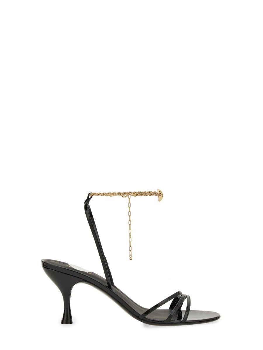 Ferragamo - Ferragamo Sandal With Chain - Women’s Shoes