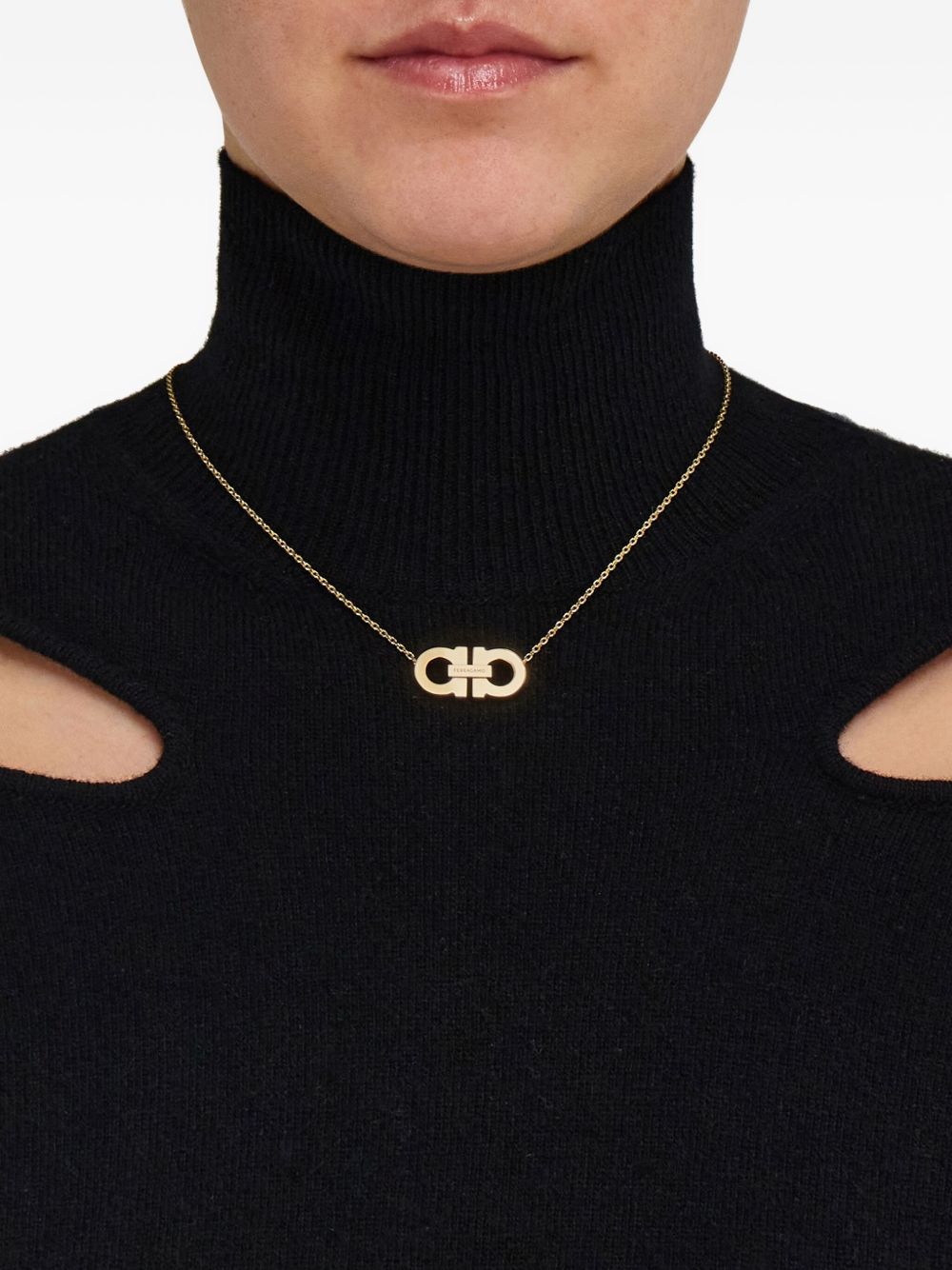 Ferragamo - Ferragamo Gancini Pendant Necklace - Women’s Accessories