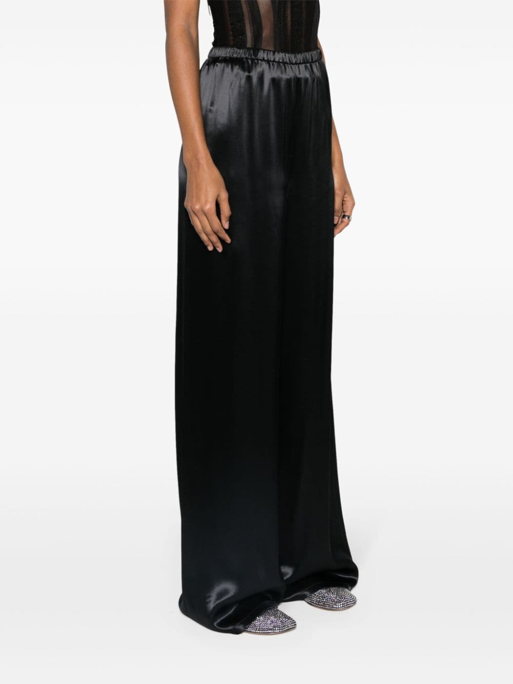 Ferragamo - Ferragamo Trousers Black - Trousers