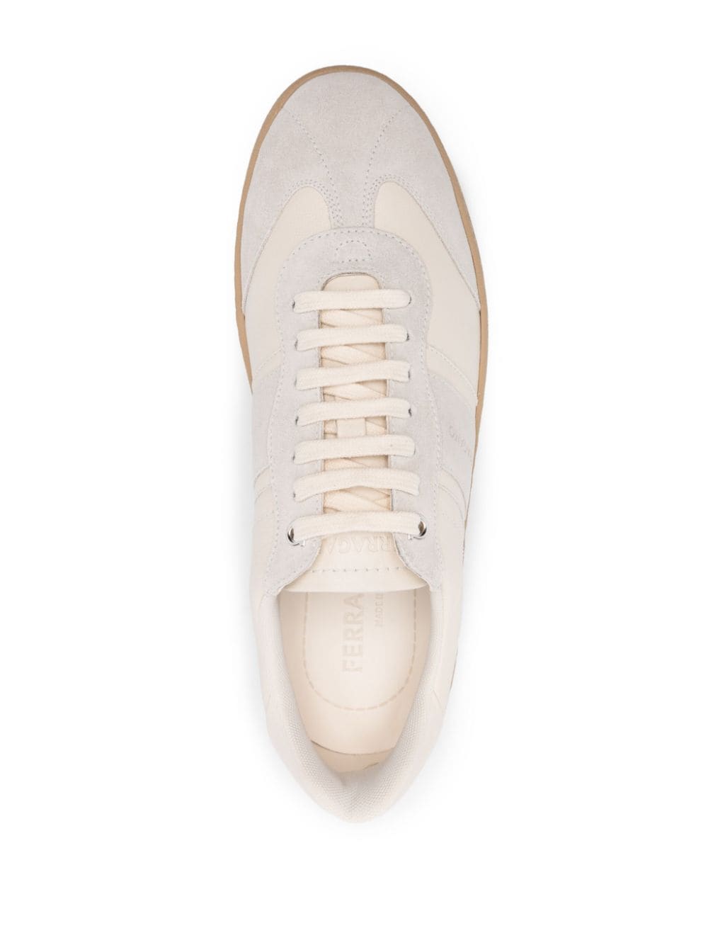Ferragamo - Ferragamo Logo-debossed low-top sneakers - Men’s Shoes