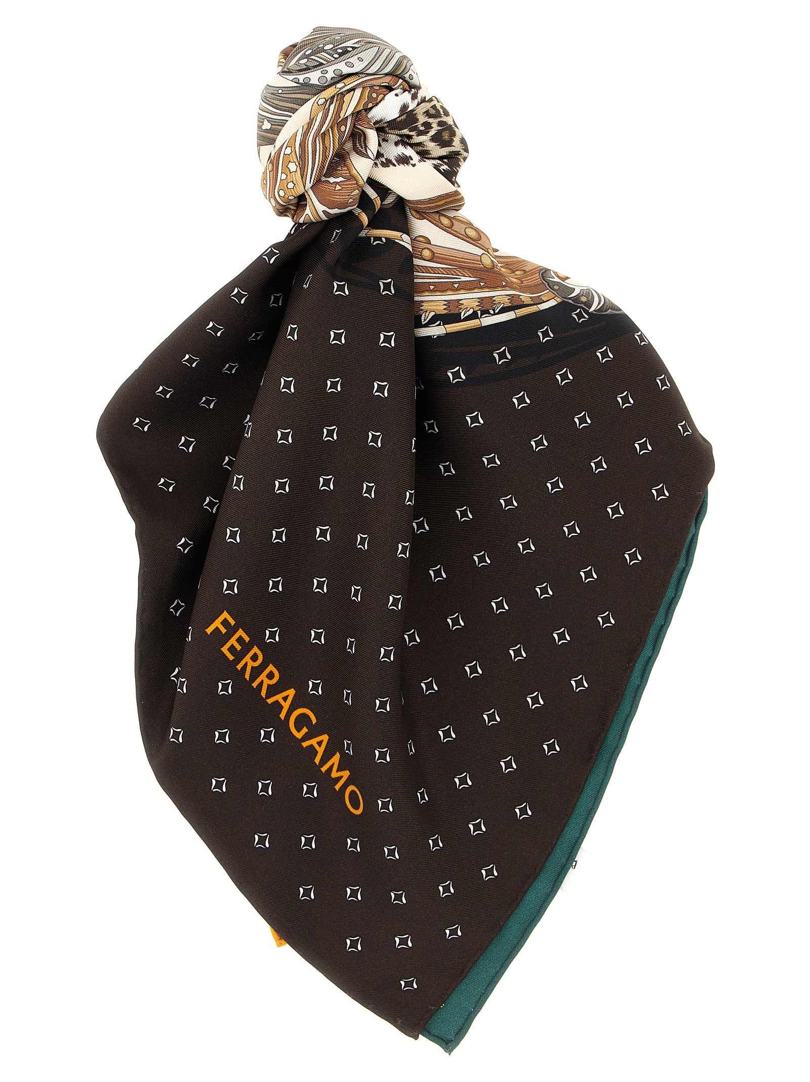 FERRAGAMO - FERRAGAMO - ’Madras’ print scarf - Women’s Accessories