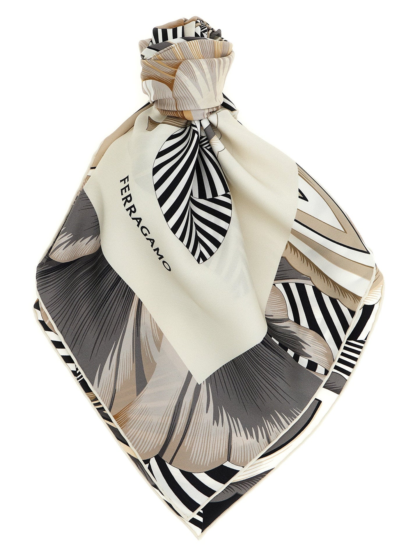FERRAGAMO - FERRAGAMO - ’Brezza’ print scarf - Women’s Accessories