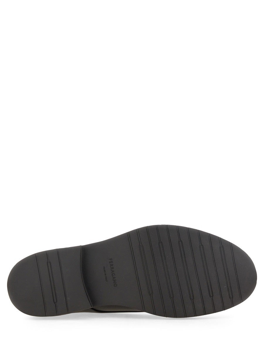 Ferragamo - Ferragamo Derby With Ornament - Men’s Shoes