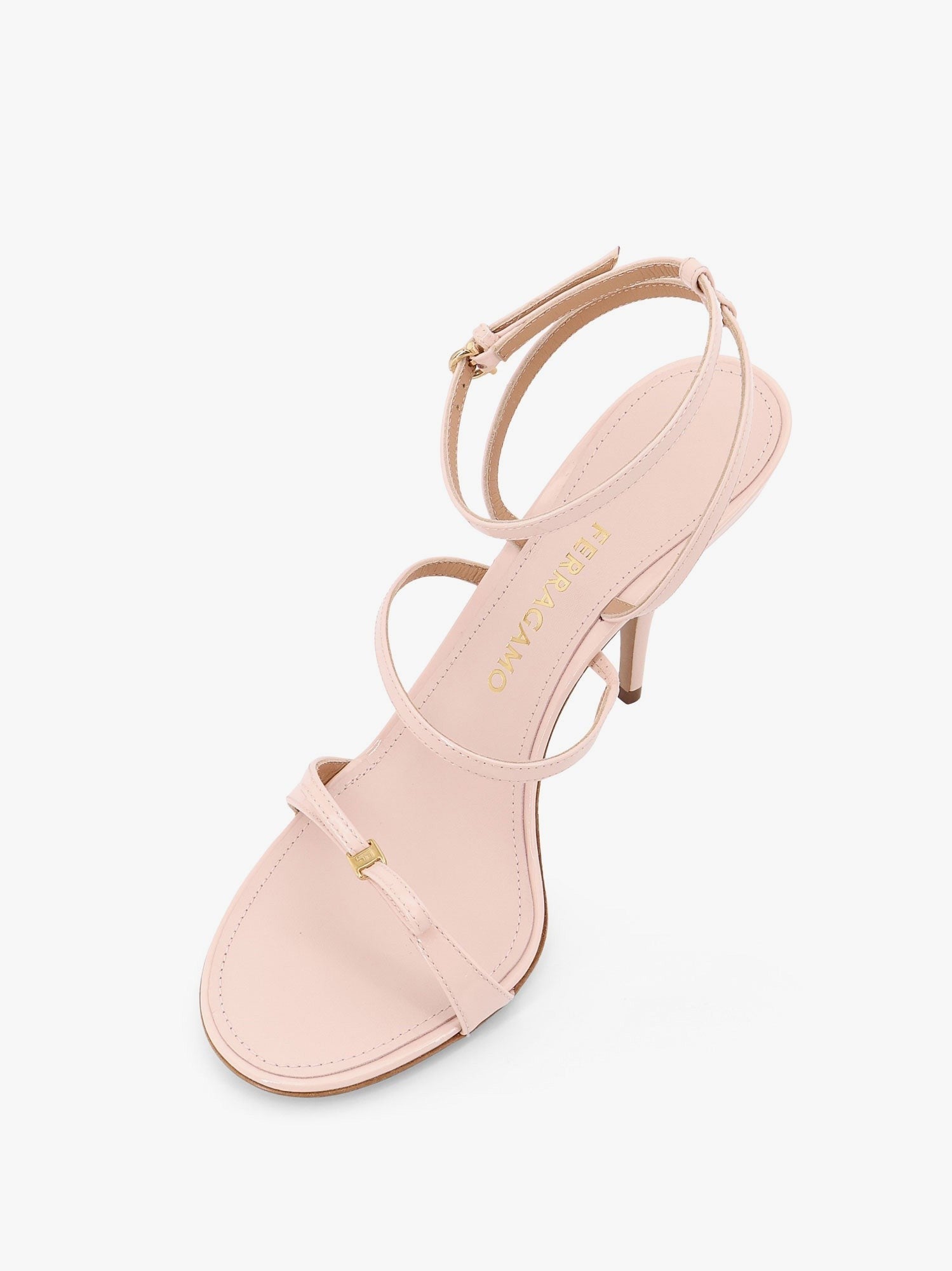 Ferragamo - Ferragamo Ariel 95 Patent Leather Sandals - Women’s Shoes