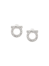 Ferragamo - Ferragamo Gancini crystals earrings - Jewellery