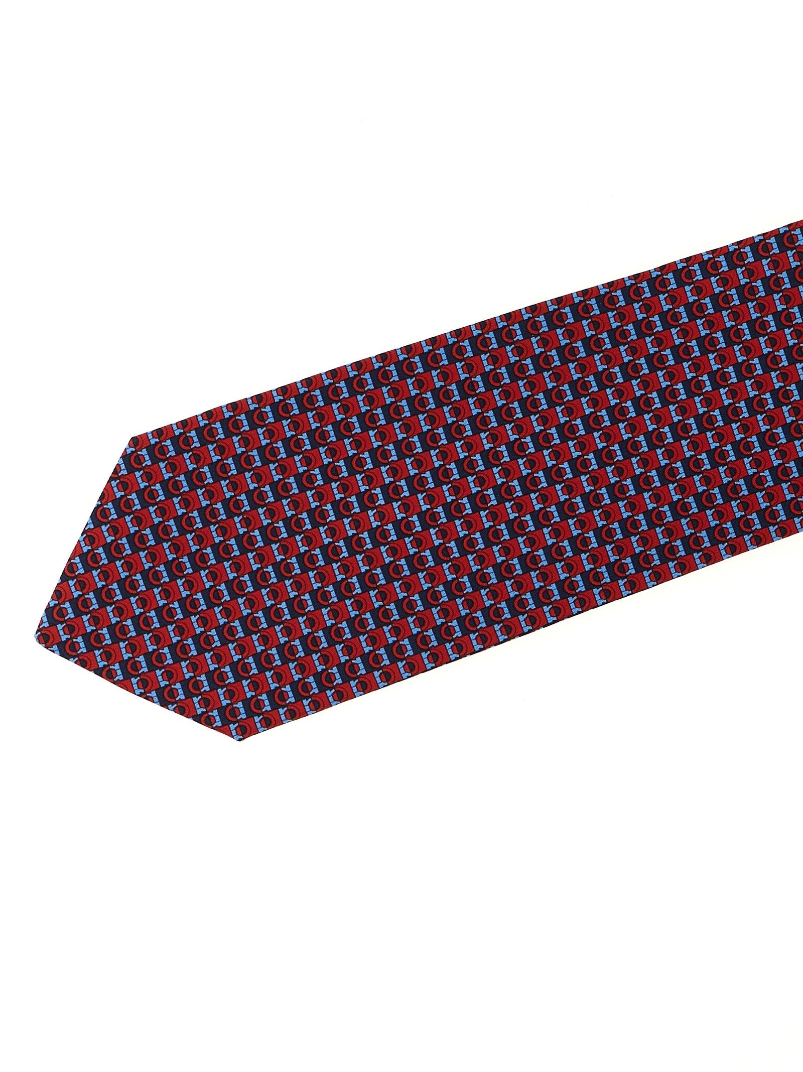 FERRAGAMO - FERRAGAMO - ’Gancini’ print tie - Men’s Accessories