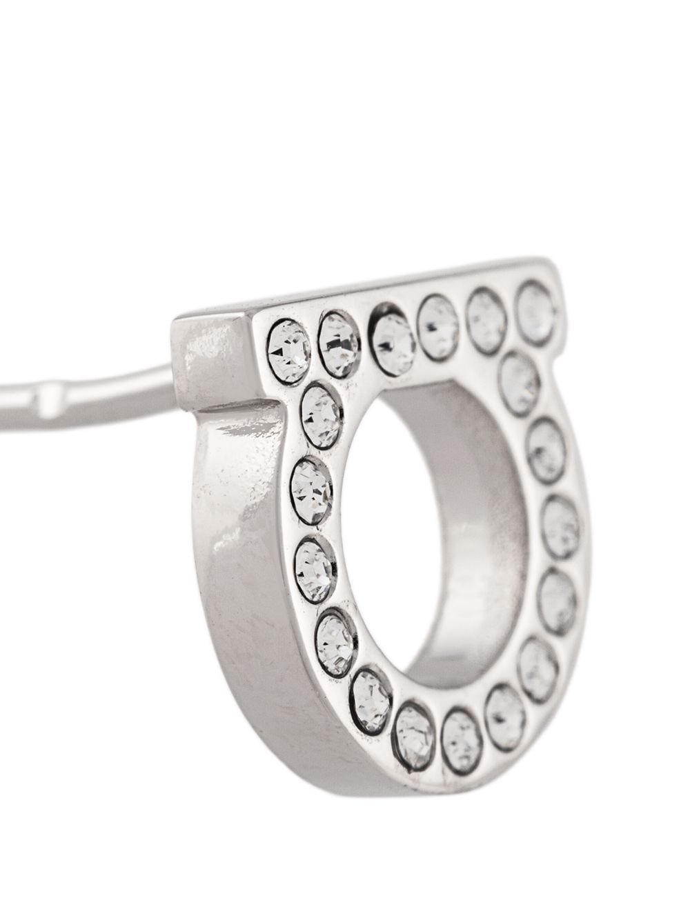 Ferragamo - Ferragamo Gancini crystals earrings - Jewellery