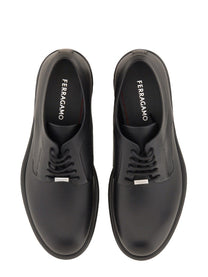 Ferragamo - Ferragamo Derby With Ornament - Men’s Shoes