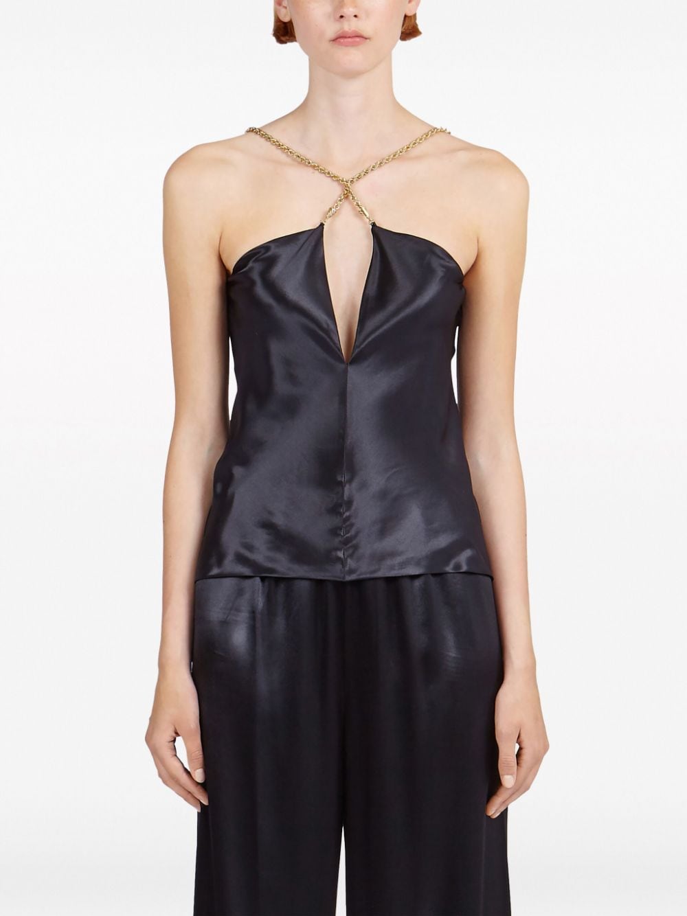 Ferragamo - Ferragamo Top Black - Topwear