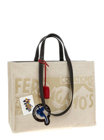 FERRAGAMO - FERRAGAMO - ’Tote bag L’ shopping bag - Women’s Bags