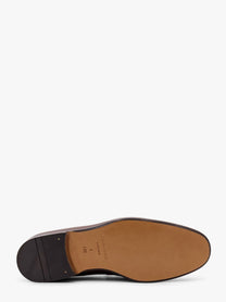 Ferragamo - Ferragamo Florio Leather Loafer With Gancini Detail - Men’s Shoes