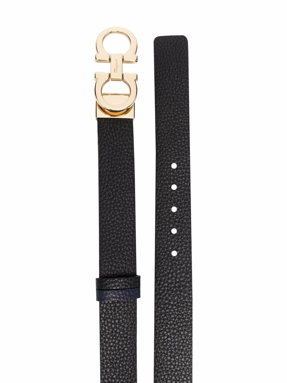 Ferragamo - Ferragamo Leather reversible belt - Women’s Accessories