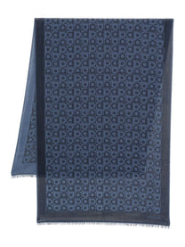 Ferragamo - Ferragamo Printed wool scarf - Men’s Accessories