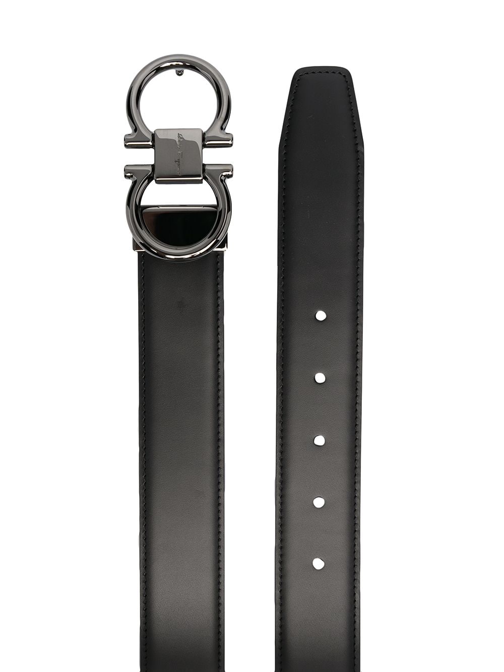 Ferragamo - Ferragamo Gancini leather belt - Men’s Accessories