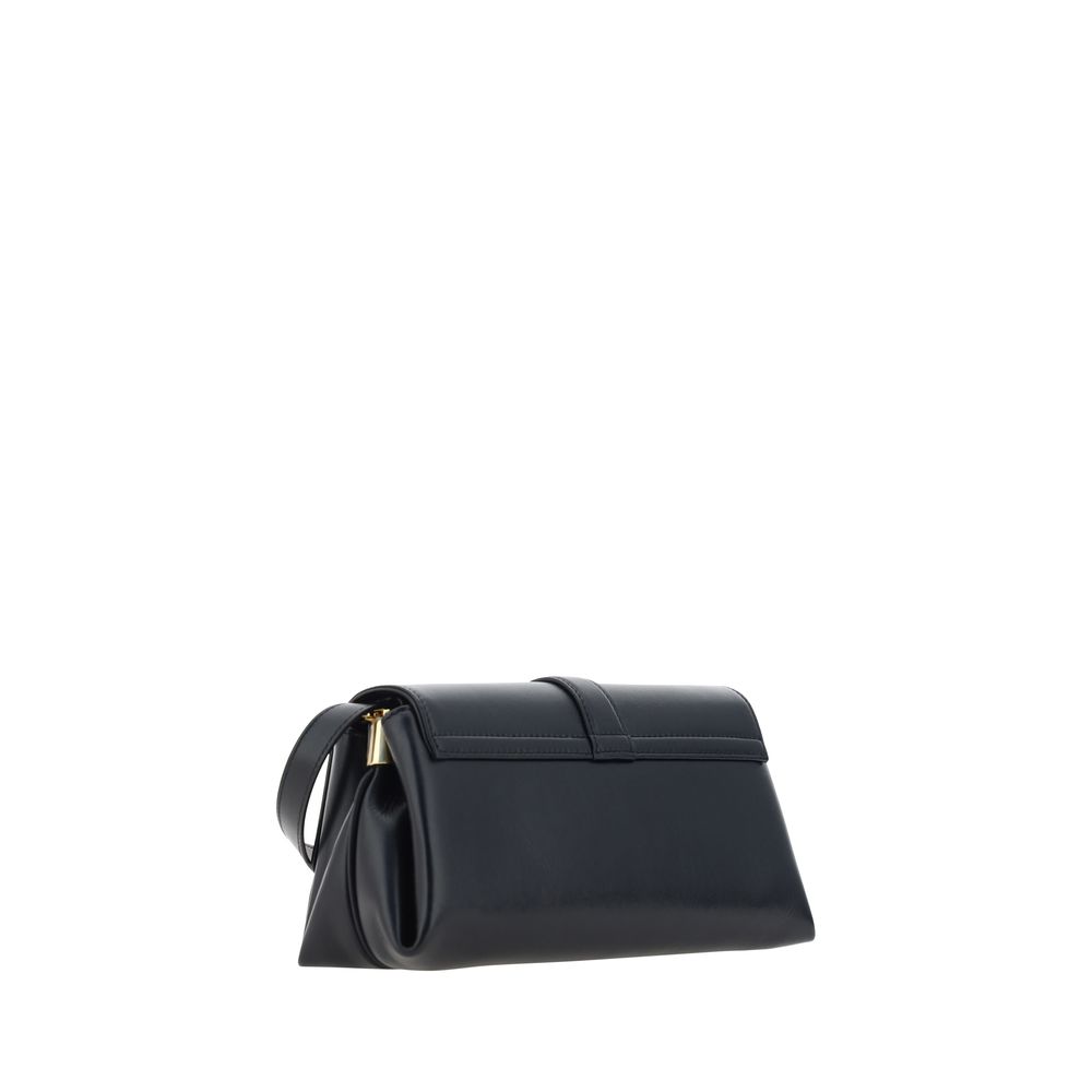 Ferragamo - Ferragamo Leather Flap Shoulder Bag - Women’s Bags