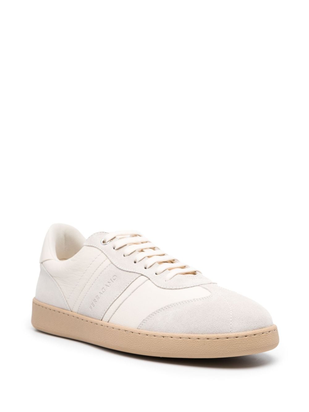 Ferragamo - Ferragamo Logo-debossed low-top sneakers - Men’s Shoes