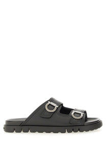 Ferragamo - Ferragamo Double Strap Sandal - Men’s Shoes