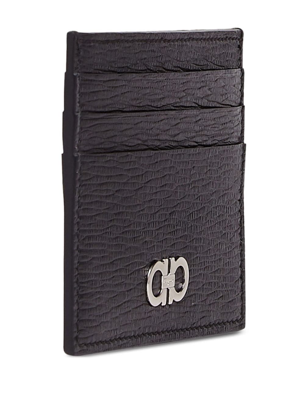 Ferragamo - Ferragamo Gancini two-tone cardholder - Men’s Accessories