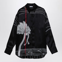 Ferragamo - Ferragamo Black silk satin shirt - Shirts