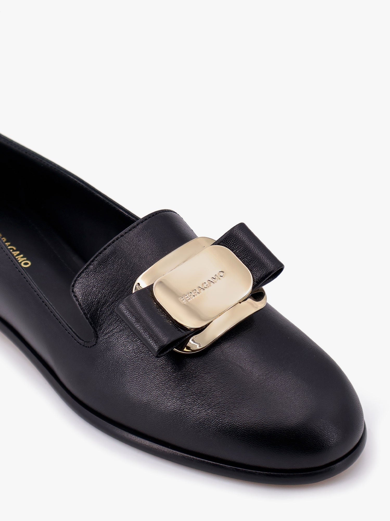 Ferragamo - Ferragamo Zarina Leather Loafer - Women’s Shoes