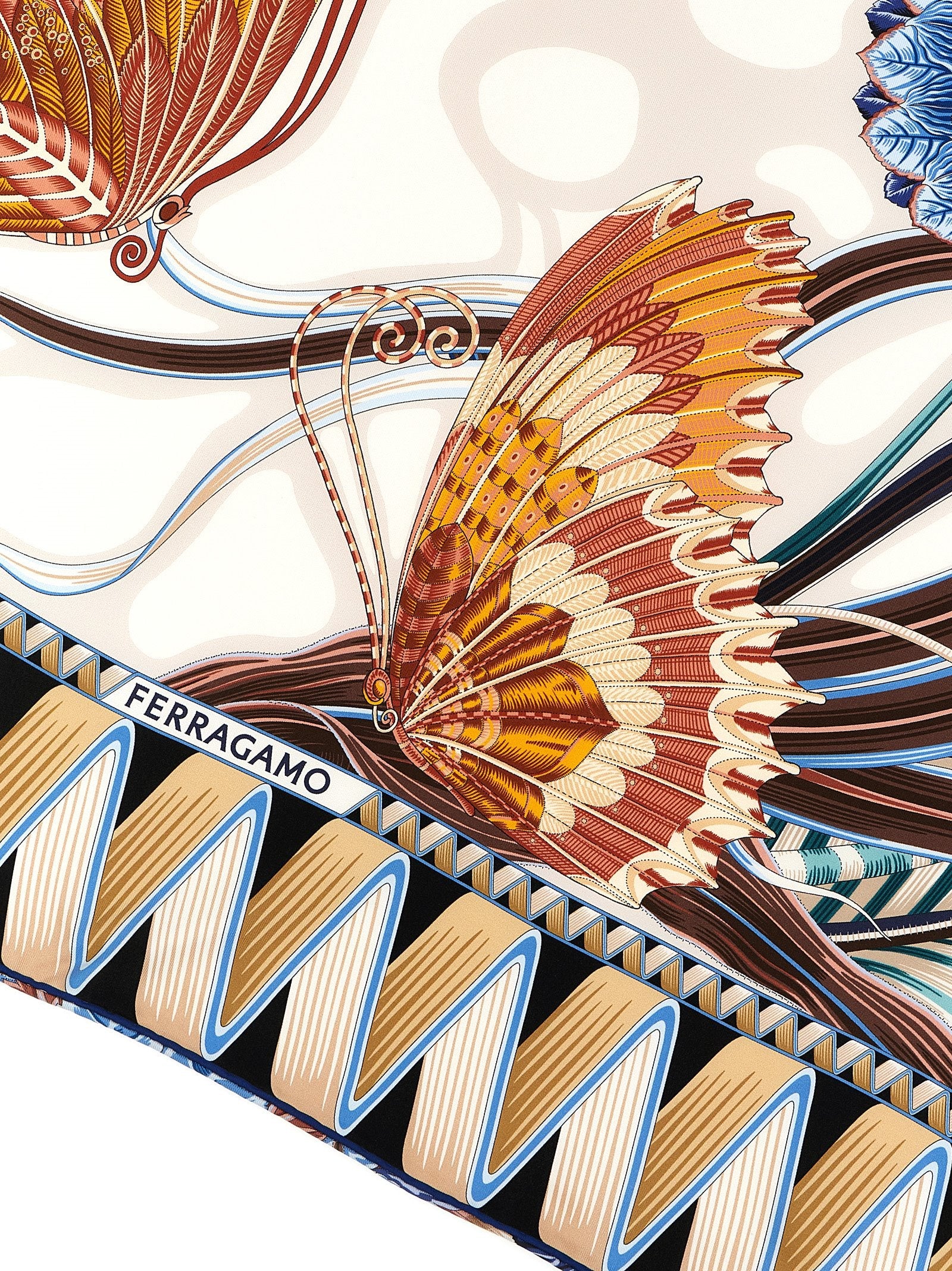 FERRAGAMO - FERRAGAMO - ’Giada’ triangle scarf - Women’s Accessories