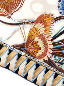 FERRAGAMO - FERRAGAMO - ’Giada’ triangle scarf - Women’s Accessories