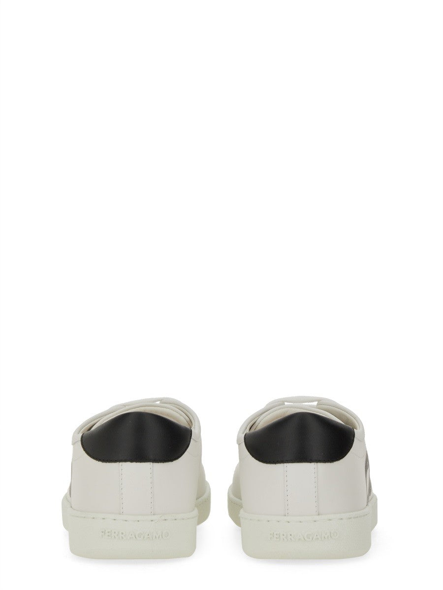 Ferragamo - Ferragamo ’Double Gancini’ Sneaker - Men’s Shoes
