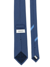 FERRAGAMO - FERRAGAMO - ’Gancini’ print tie - Men’s Accessories