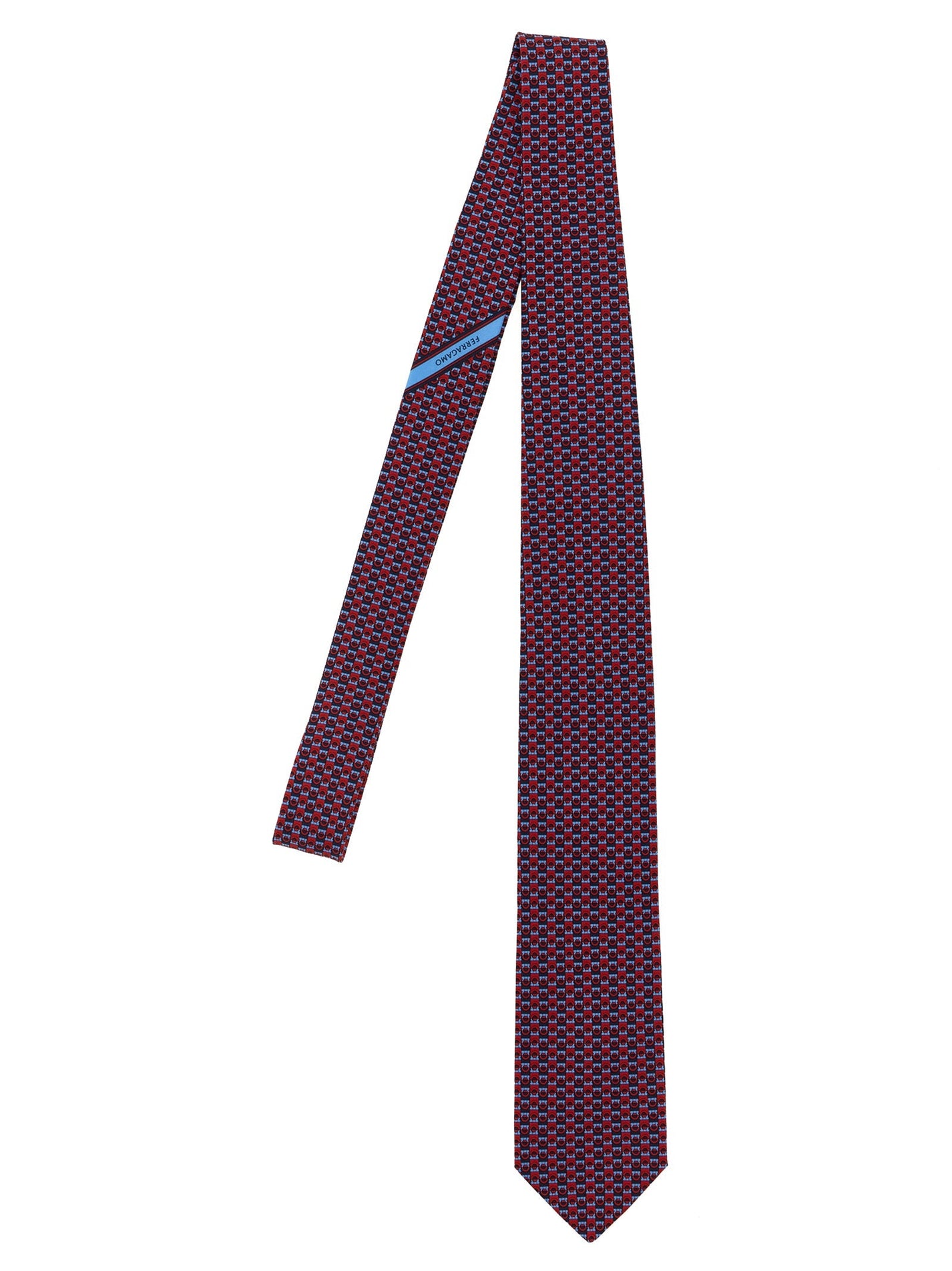 FERRAGAMO - FERRAGAMO - ’Gancini’ print tie - Men’s Accessories