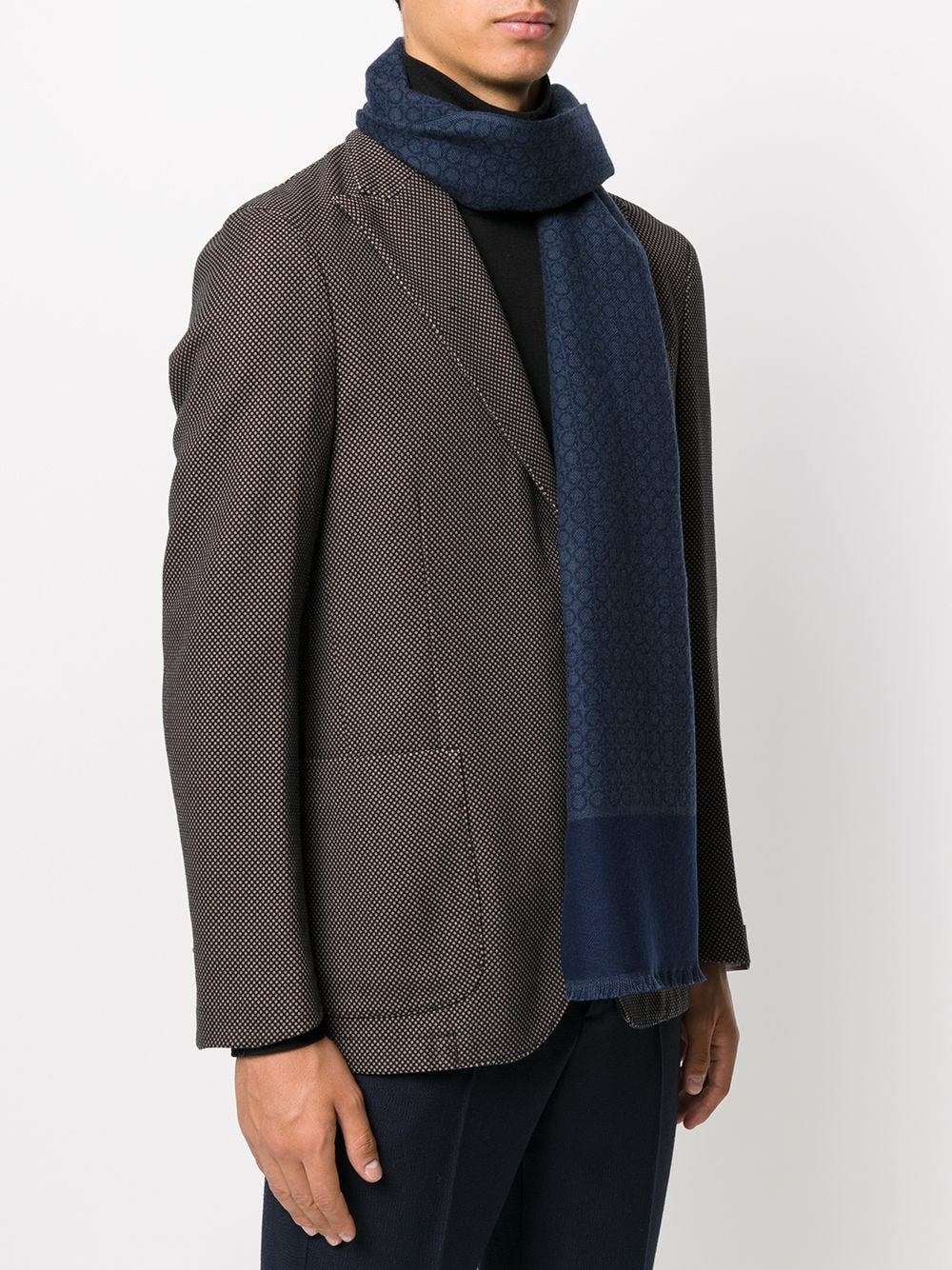 Ferragamo - Ferragamo Gancini wool scarf - Scarves Hats &amp; Gloves