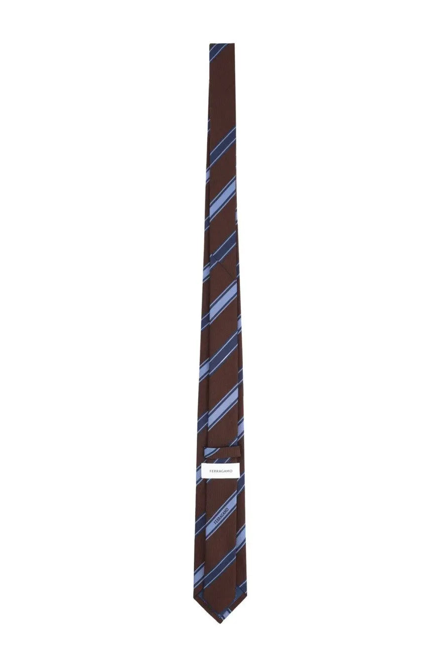 Ferragamo Men's Silk Tie Brown, view 2