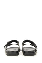 Ferragamo Men's Double Strap Sandal Black, view 3