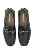 Ferragamo Men's Moccasin Gancini Black, view 5