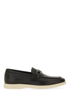 Ferragamo Men's Moccasin Gancini Black