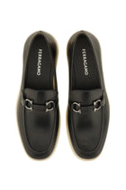 Ferragamo Men's Moccasin Gancini Black, view 6