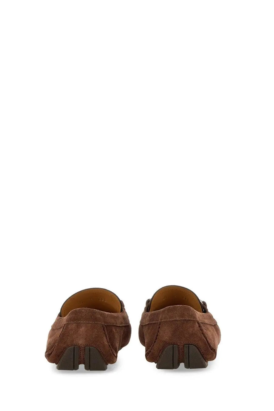 Ferragamo Men's Moccasin Ornament Gancini Brown, view 3