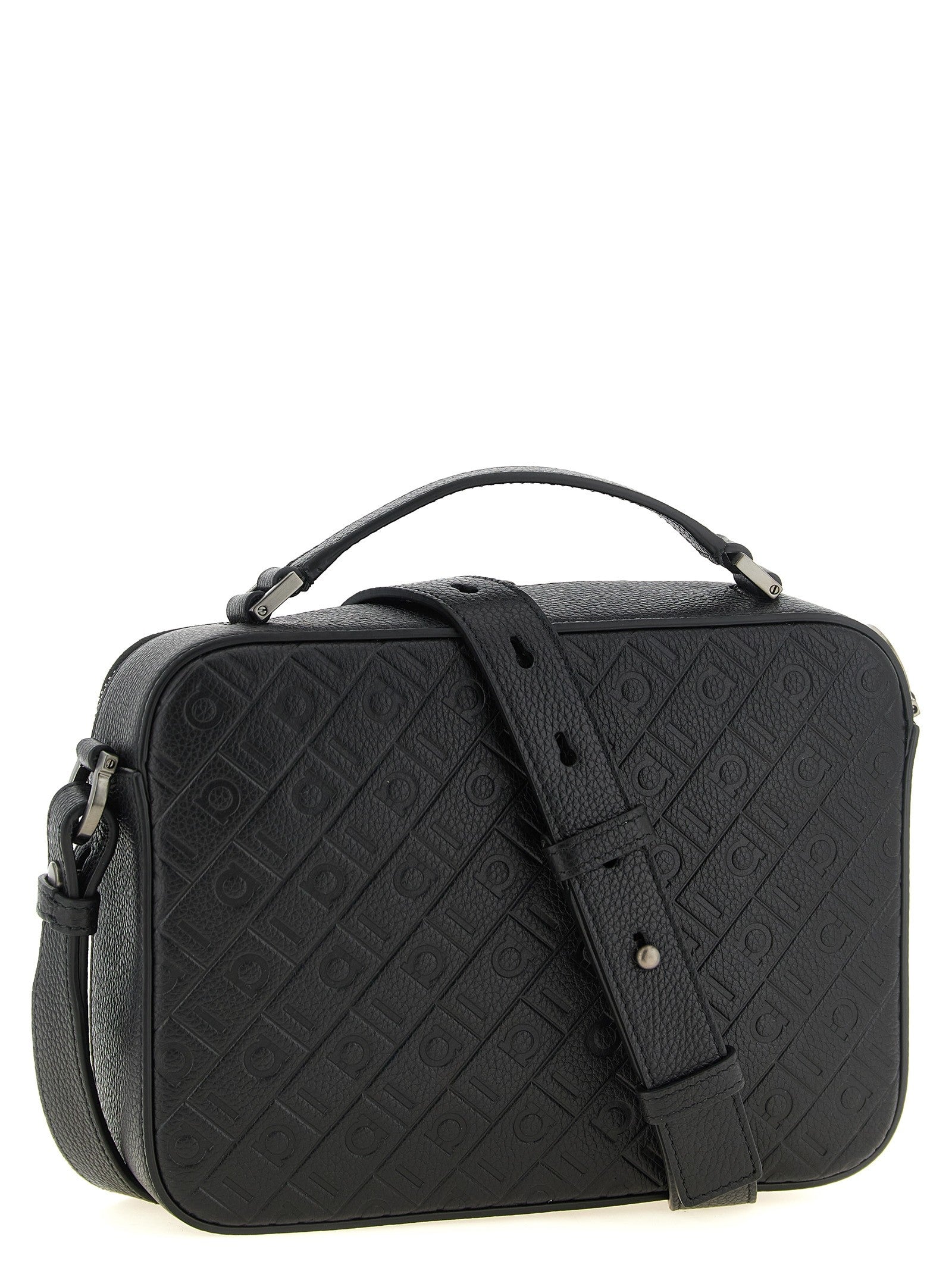 Ferragamo Ferragamo Monogram Crossbody Bag Black